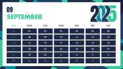 Creative Calendar 2025 PPT Slide 10