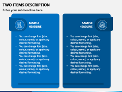 Two Items Description Slide 1