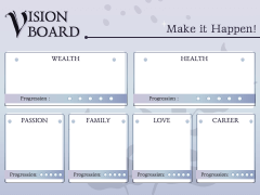 Vision Board PowerPoint and Google Slides Template - PPT Slides