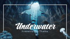 Underwater Theme PPT Slide 1