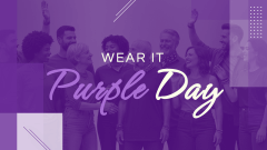 Wear it Purple Day PPT Slide 1
