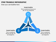 Star Triangle Infographic PPT Slide 1
