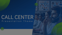 Call Center Theme Animated Presentation - SketchBubble
