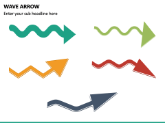 Wave Arrow PPT Slide 3