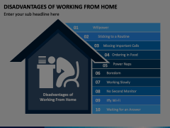 Disadvantages of Working from Home Animated Presentation - SketchBubble