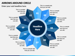 Arrows Around Circle PPT Slide 6