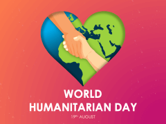 Free - World Humanitarian Day PowerPoint Template And Google Slides Theme