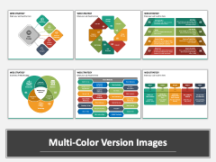 Web Strategy PPT Multicolor Combined