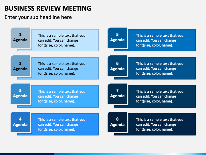 presentation for review meeting