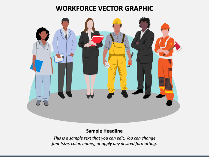 Workforce Vector Graphic PPT Slide 1