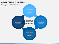 Circle Call Out - 4 Stages PPT Slide 1