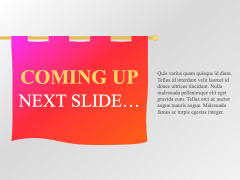 Coming Up Next Slide for PowerPoint and Google Slides