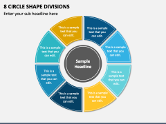 8 Circle Shape Divisions PPT Slide 1