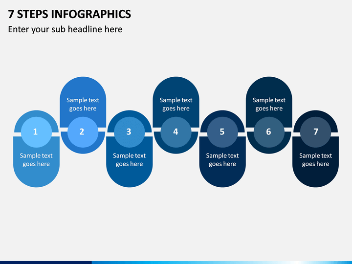 7 Steps Infographics PPT Slide 1
