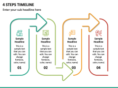 4 Steps Timeline PPT Slide 2