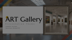 Art Gallery Presentation Animated Presentation - SketchBubble