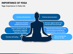 Importance of Yoga PowerPoint and Google Slides Template - PPT Slides