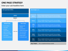 One Page Strategy PPT Slide 5