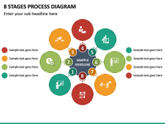 8 Stages Process Diagram PPT Slide 2
