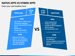 Native Apps Vs Hybrid Apps PowerPoint Template - PPT Slides