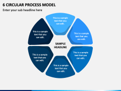6 Circular Process Model PPT Slide 1