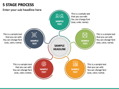 5 Stage Process PPT Slide 2