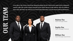 Black and White Presentation Theme PPT Slide 9