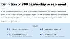 360 Leadership Assessment PPT Slide 2