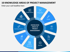 10 Knowledge Areas of Project Management PowerPoint Template
