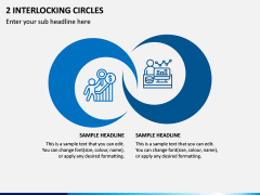 2 Interlocking Circles PPT Slide 1