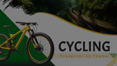 Cycling Theme Animated Presentation - SketchBubble