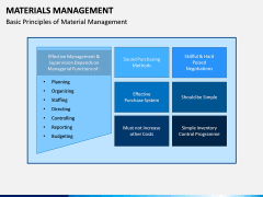 Materials Management PPT Slide 2