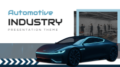 Automotive Industry Theme PPT Slide 1