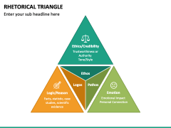 Rhetorical Triangle PowerPoint And Google Slides Template - PPT Slides