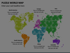 Puzzle World Map Animated Presentation - SketchBubble