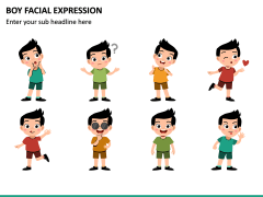 Boy Facial Expression PPT Slide 3
