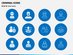 Criminal Icons PPT Slide 2