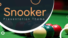Snooker Theme PPT Slide 1