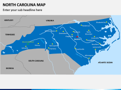 North Carolina Map PPT Slide 2