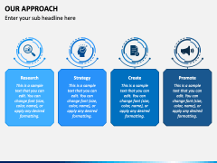 Our Approach PowerPoint and Google Slides Template - PPT Slides