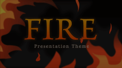 Fire Theme Animated Presentation - SketchBubble
