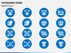 Outsource Icons PPT Slide 1