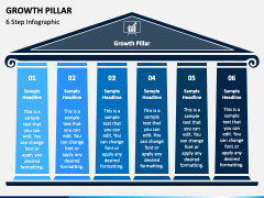 Growth Pillar PowerPoint Template - PPT Slides