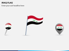 Iraq Flag PPT Slide