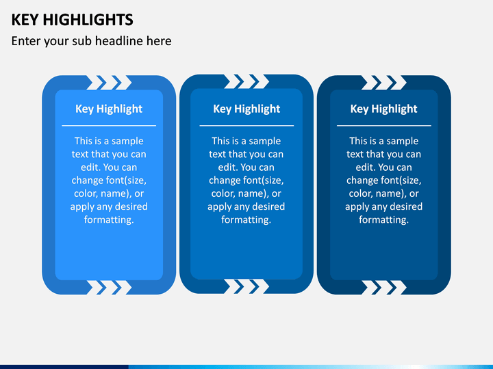 Key Highlights PowerPoint Template SketchBubble