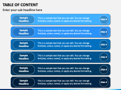 Table of Content PowerPoint and Google Slides Template - PPT Slides