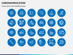Coronavirus Icons PPT Slide 2