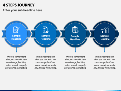 4 Steps Journey PowerPoint Presentation Slides - PPT Template