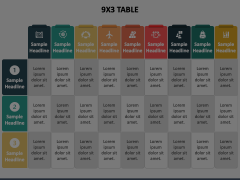 9x3 Table Animated Presentation - SketchBubble