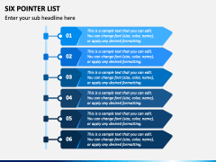 Six Pointer List PPT Slide 1